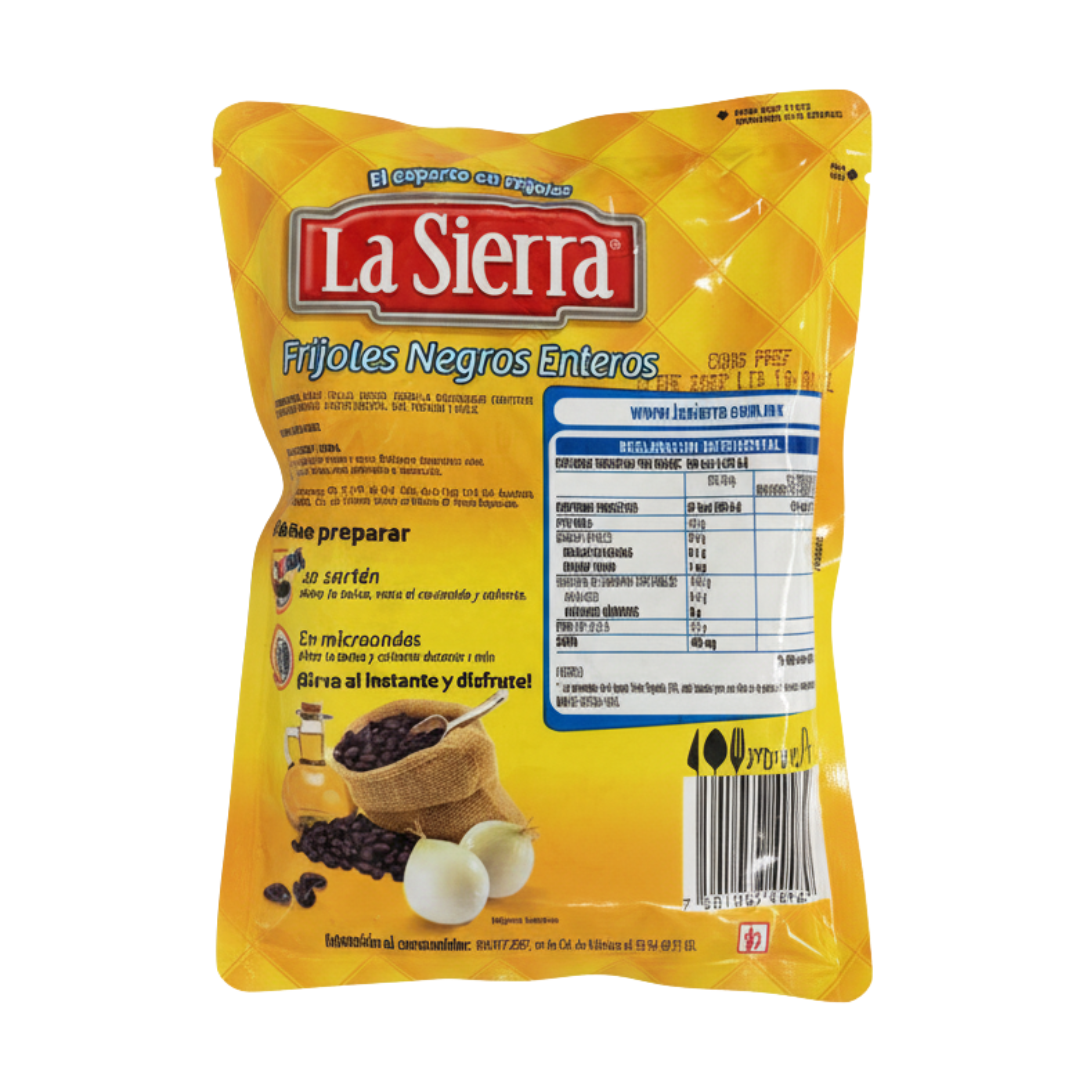 La Sierra - Black Whole Beans (454g)