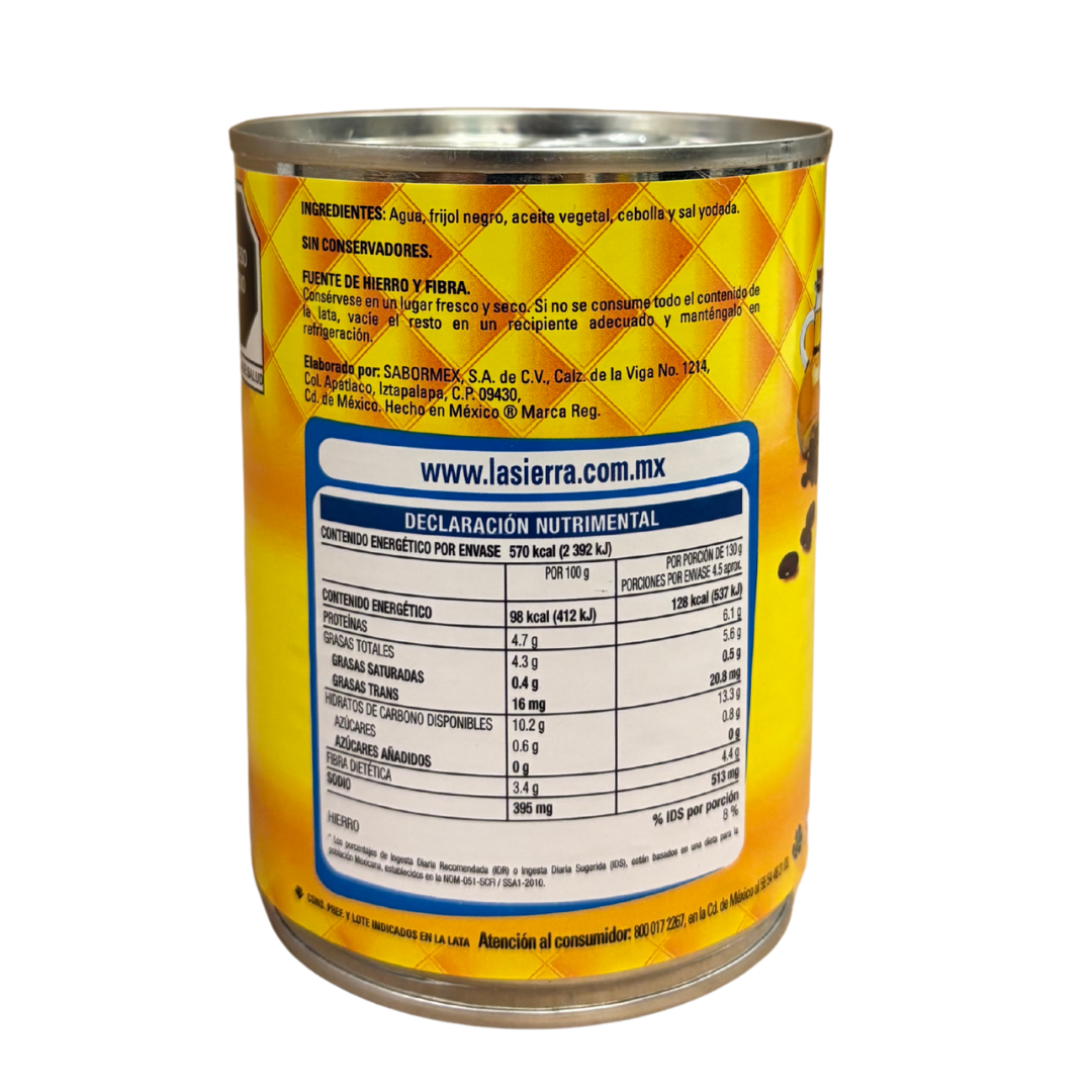 La Sierra - Black Refried Beans (580g)