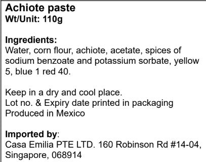 Annato "Achiote" Paste, 110g