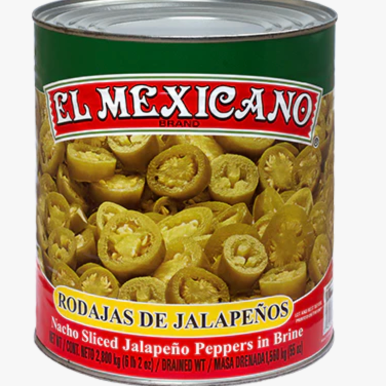 El Mexicano - Nacho Sliced Jalapeno Chili (2800g)