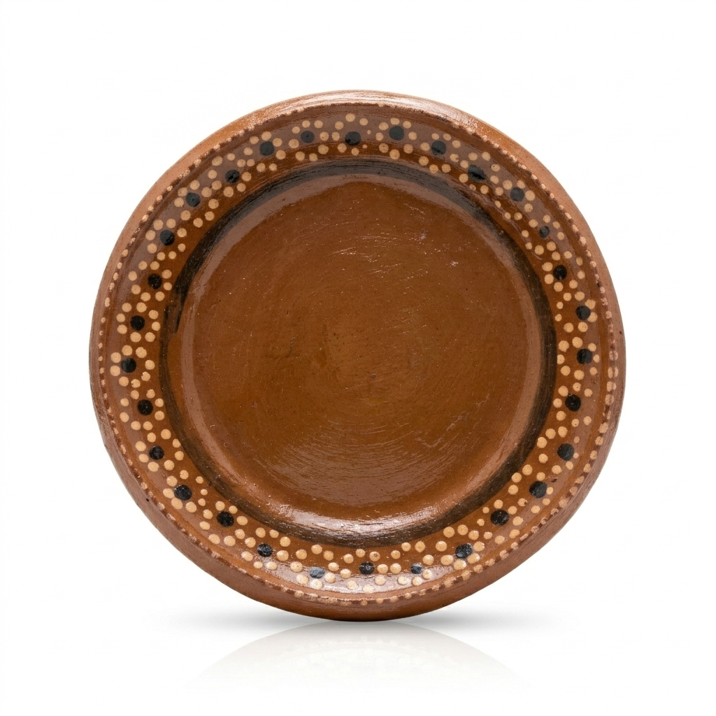 Casa Emilia - Clay Plate Approx 17Cm Diameter (1pc)