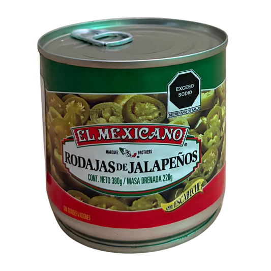 El Mexicano - Nacho Sliced Jalapeno Chili (380g)