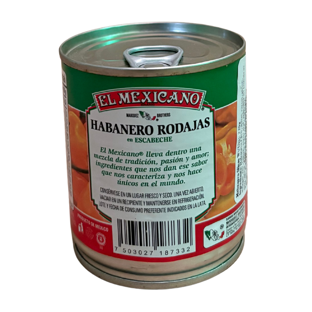 El Mexicano - Nacho Sliced Habanero Chili (220g)