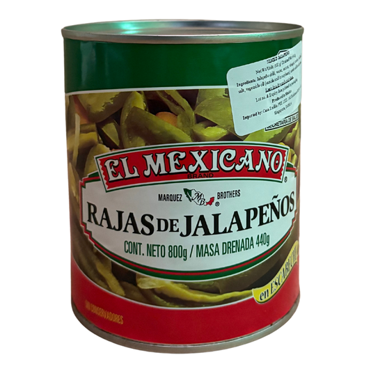 El Mexicano - Sliced Jalapeno Chili (800g)