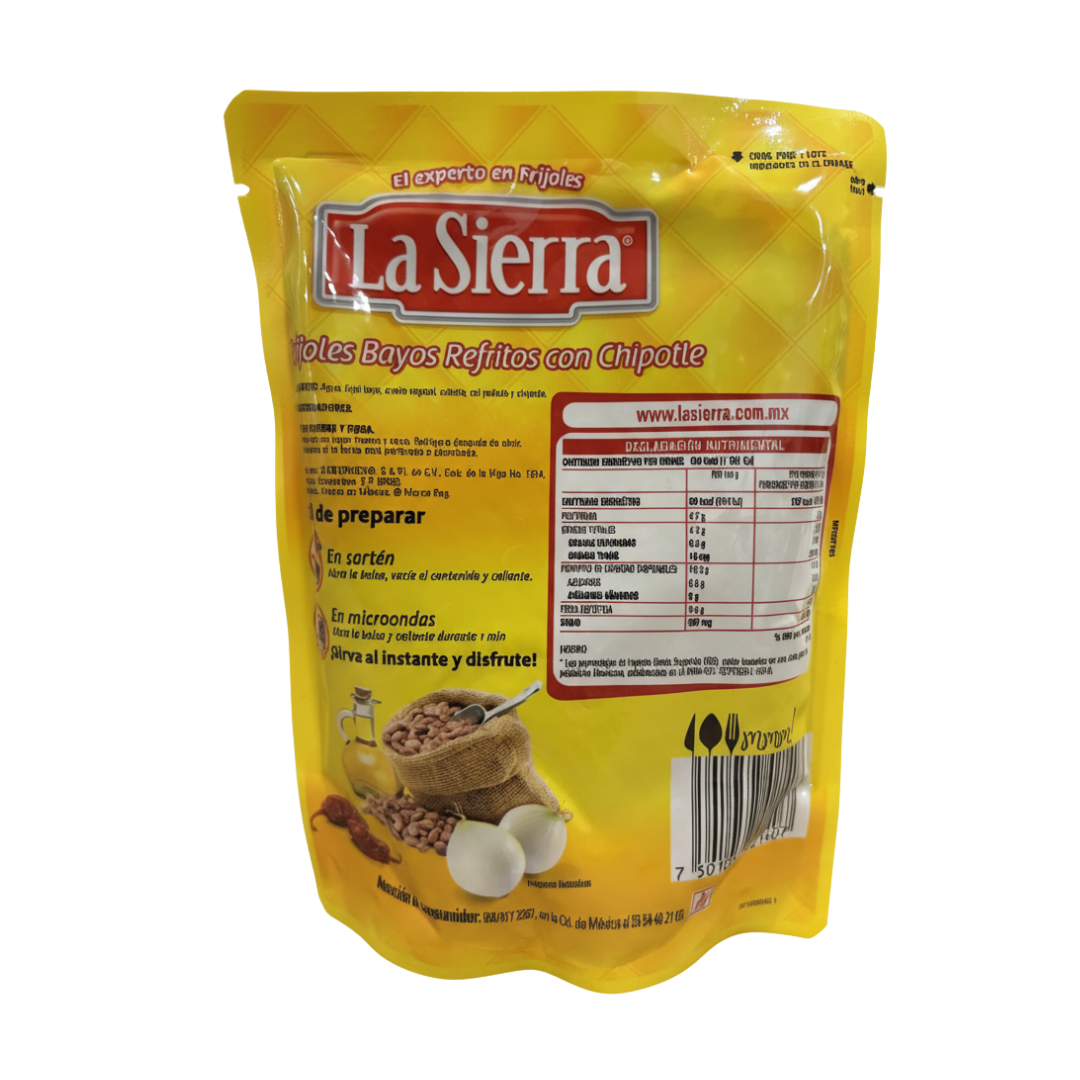 La Sierra - Bayo With Chipotle Refried Beans (430g)