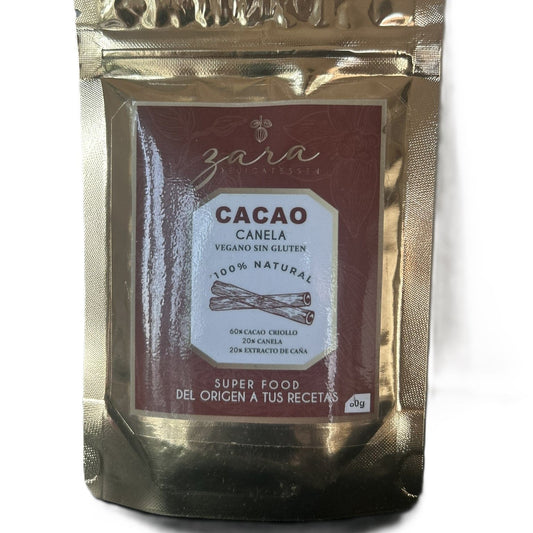 Cacao powder with cinnamon, 80gr.