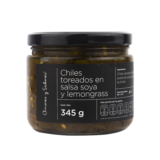 "Chiles Toreados" with soy sauce and lemongrass 345g