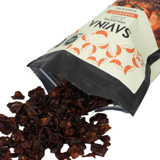 Crispy sliced “habanero” chilli chips in bag 200g