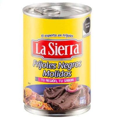 Ground Black BEANS, can, 440g