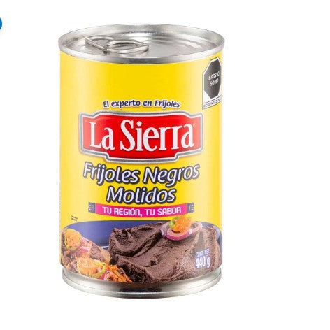 Ground Black BEANS, can, 440g