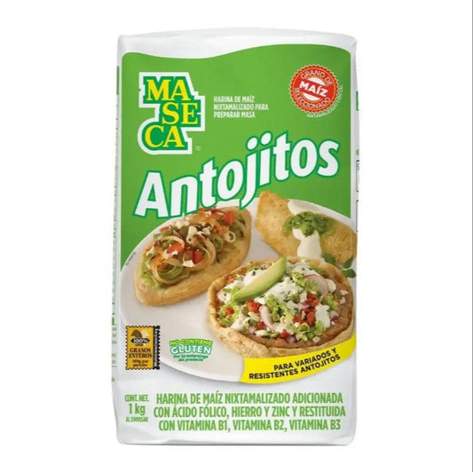 White Nixtamalized CORN FLOUR for ANTOJITOS