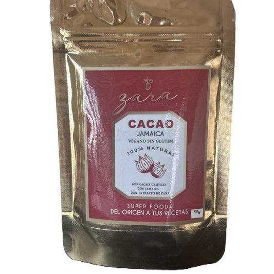Cacao powder with hibiscus, 80gr.