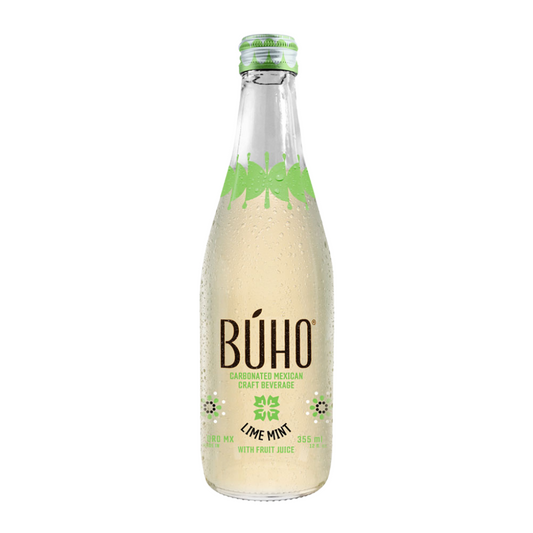 Buho Lime and Mint fruit soda 355ml