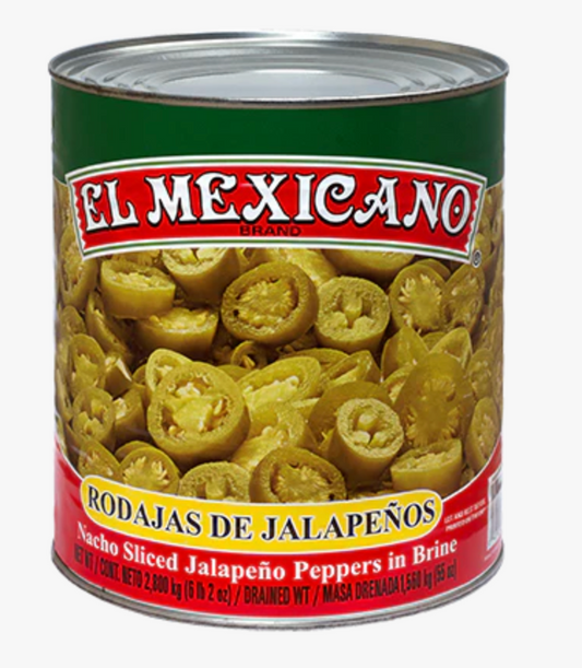 El Mexicano - Nacho Sliced Jalapeno Chili (2800g)