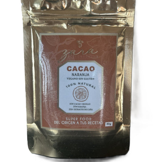 Cacao powder with orange, 80gr.