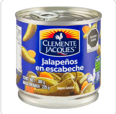 Clemente Jacques - Sliced Jalapeno Chili (220g)
