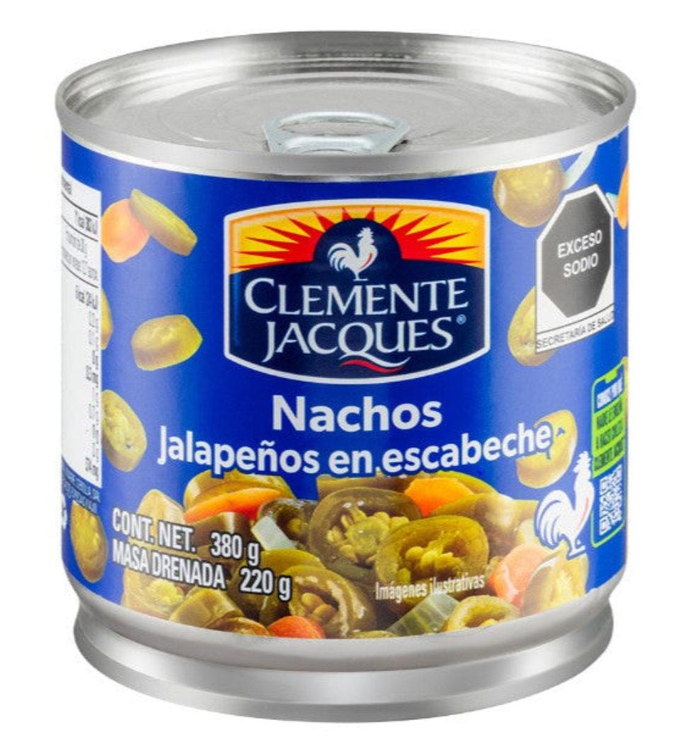 Clemente Jacques - Nacho Sliced Jalapeno Chili (220g)