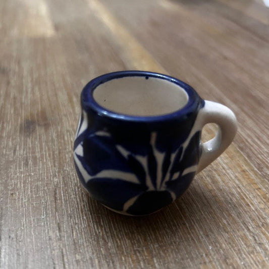 Ceramic TEQUILA glass set. 5pcs. 4.3cm aprox