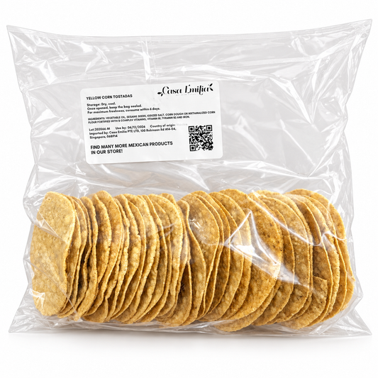 Casa Emilia Yellow Corn Tostadas, 300g, 35pc.