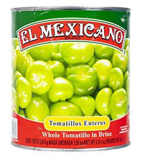 El Mexicano - Whole Tomatillos (2840g / drained wt 1560g)