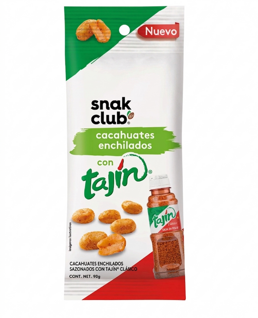 Snak Club - Peanuts with Tajin Chili Powder (90g)