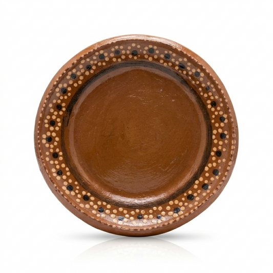 Casa Emilia - Clay Plate Approx 17Cm Diameter (1pc)