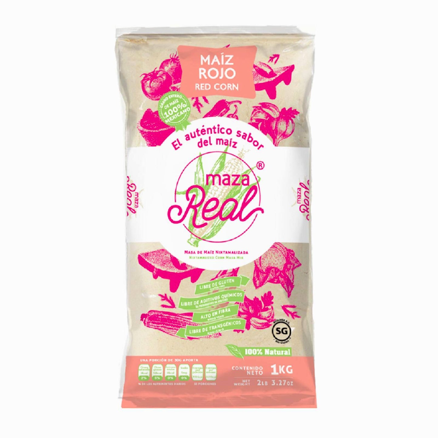 RED corn flour 1 Kg
